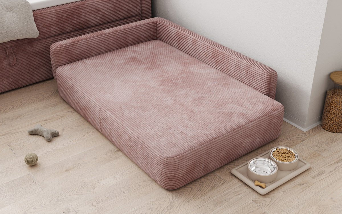 Lit pour chien BelloCouch 100 × 120 cm en Côtelé