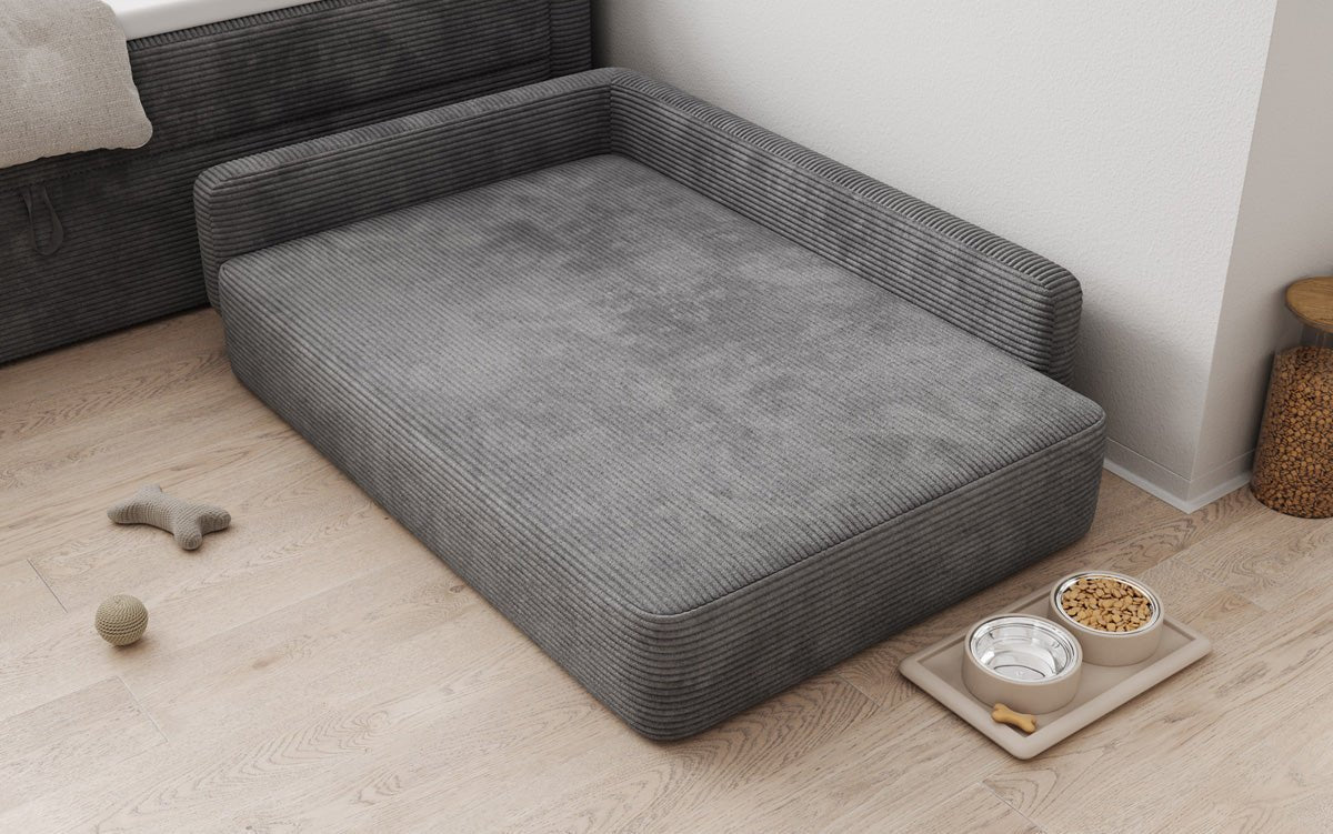Lit pour chien BelloCouch 100 × 120 cm en Côtelé