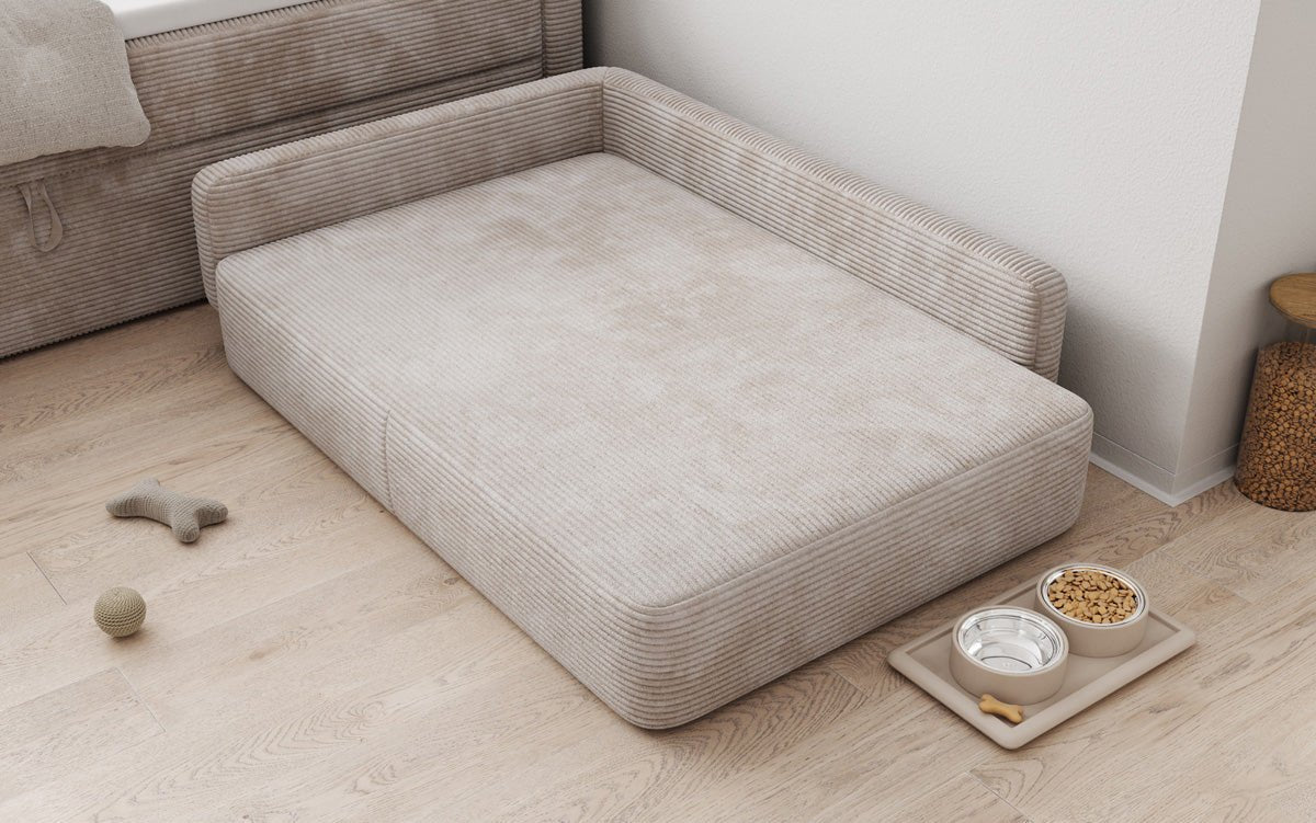 Lit pour chien BelloCouch 100 × 120 cm en Côtelé