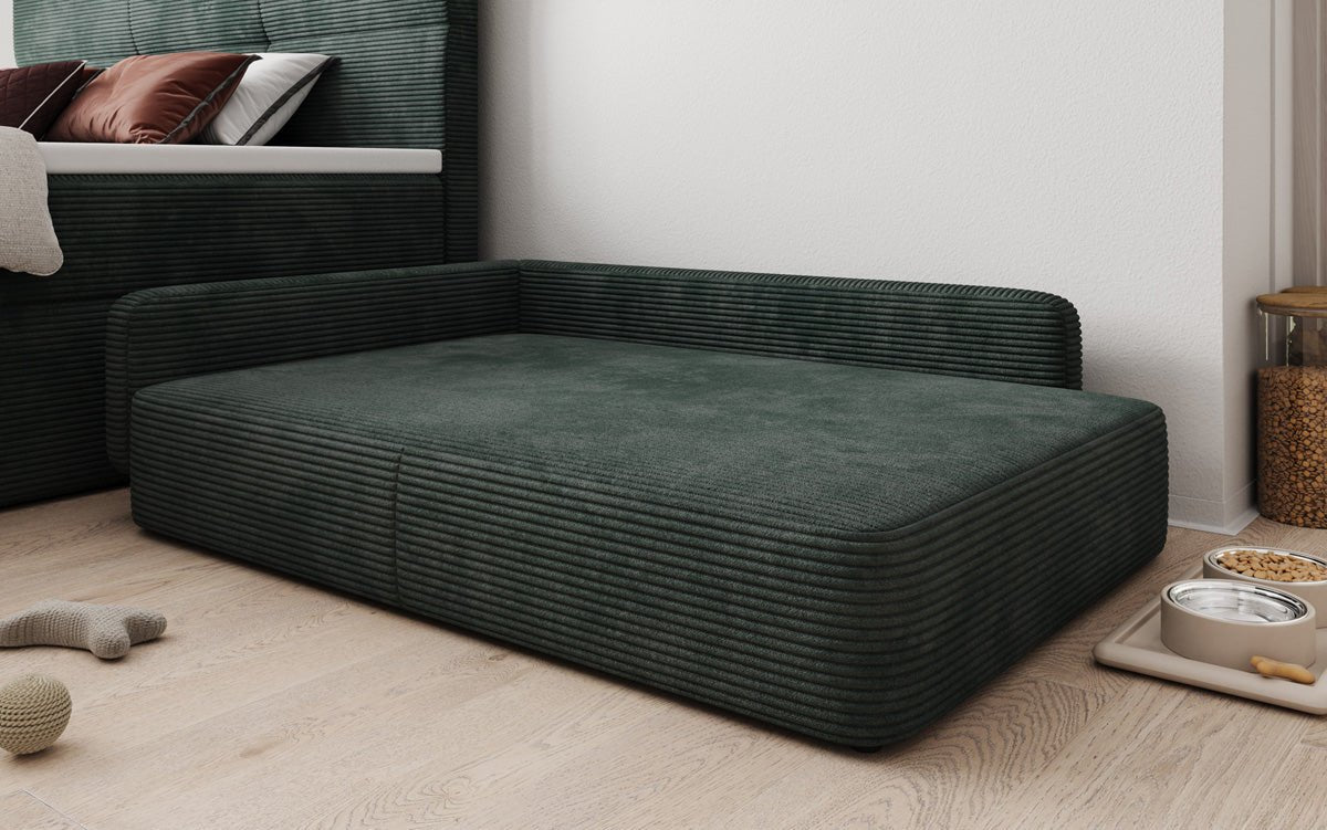 Lit pour chien BelloCouch 100 × 120 cm en Côtelé