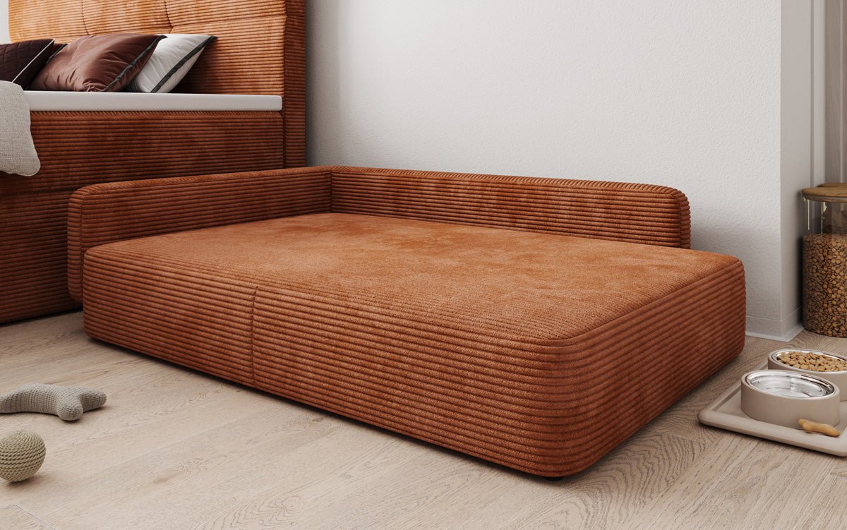 Lit pour chien BelloCouch 100 × 120 cm en Côtelé