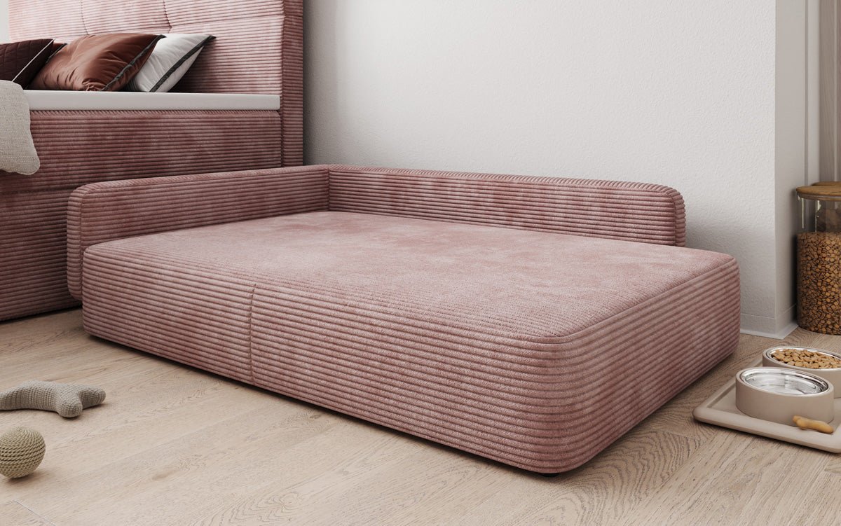 Lit pour chien BelloCouch 100 × 120 cm en Côtelé