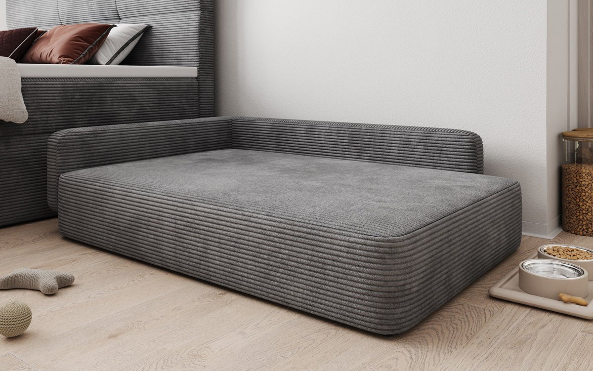 Lit pour chien BelloCouch 100 × 120 cm en Côtelé
