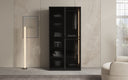 Moduro Luno – Design-Kleiderschrank mit Glasfront und LED-Innenbeleuchtung