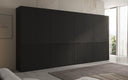 Moduro Faro XL – Viermoduliger Design-Kleiderschrank mit strukturierter MDF-Front