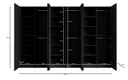 Moduro Naro Trio – Dreimoduliger Design-Kleiderschrank in Eiche Wotan