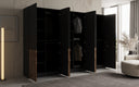 Moduro Naro Trio – Dreimoduliger Design-Kleiderschrank in Eiche Wotan
