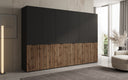 Moduro Naro Trio – Dreimoduliger Design-Kleiderschrank in Eiche Wotan