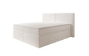 Lit boxspring Ophelia avec tiroirs en Peluche Bouclé