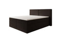 Lit boxspring Ophelia avec tiroirs en Peluche Bouclé