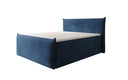 Lit boxspring Liana II avec rangement relevable en velours