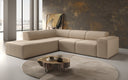 Designer Ecksofa Idiola in Teddy Bouclé