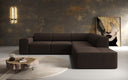 Designer Ecksofa Idiola in Teddy Bouclé