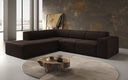 Designer Ecksofa Idiola in Teddy Bouclé