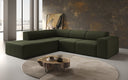 Designer Ecksofa Idiola in Teddy Bouclé