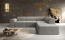 Designer Ecksofa Idiola in Teddy Bouclé
