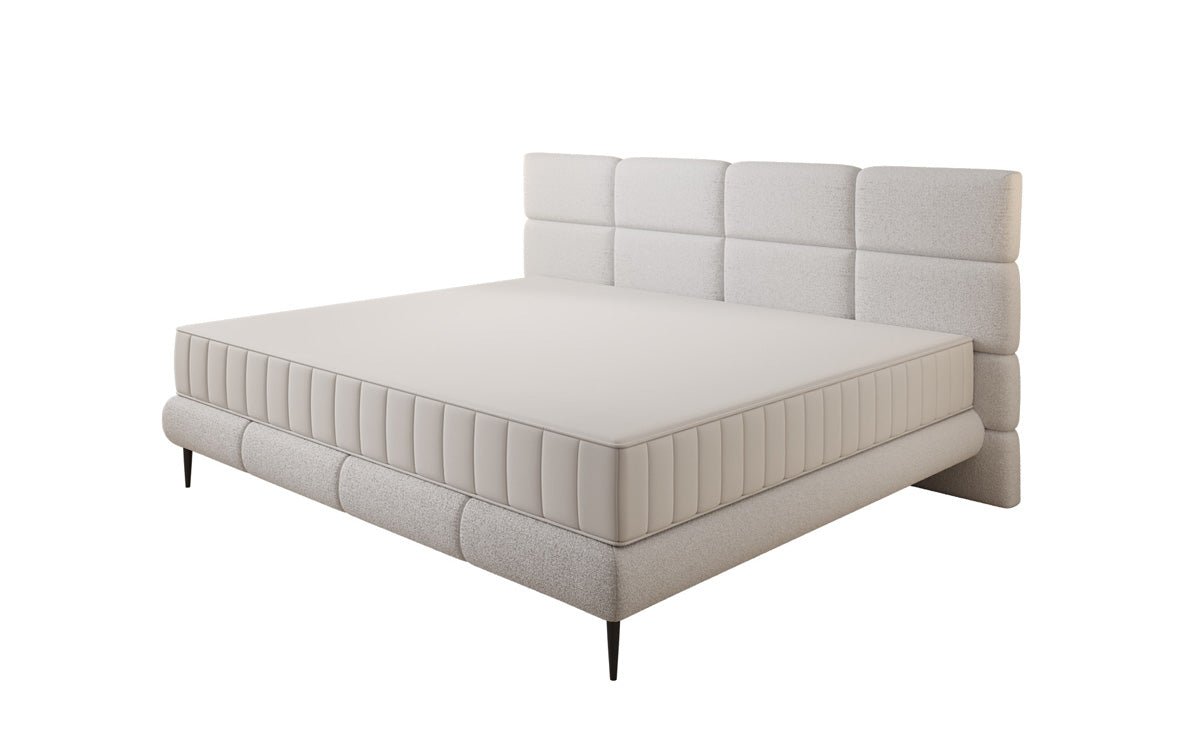 Lit rembourré familial Milano Bouclé en 220/240x200