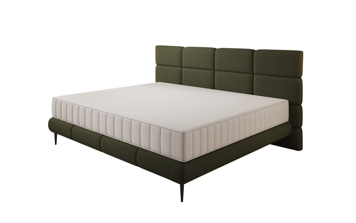 Lit rembourré familial Milano Bouclé en 220/240x200