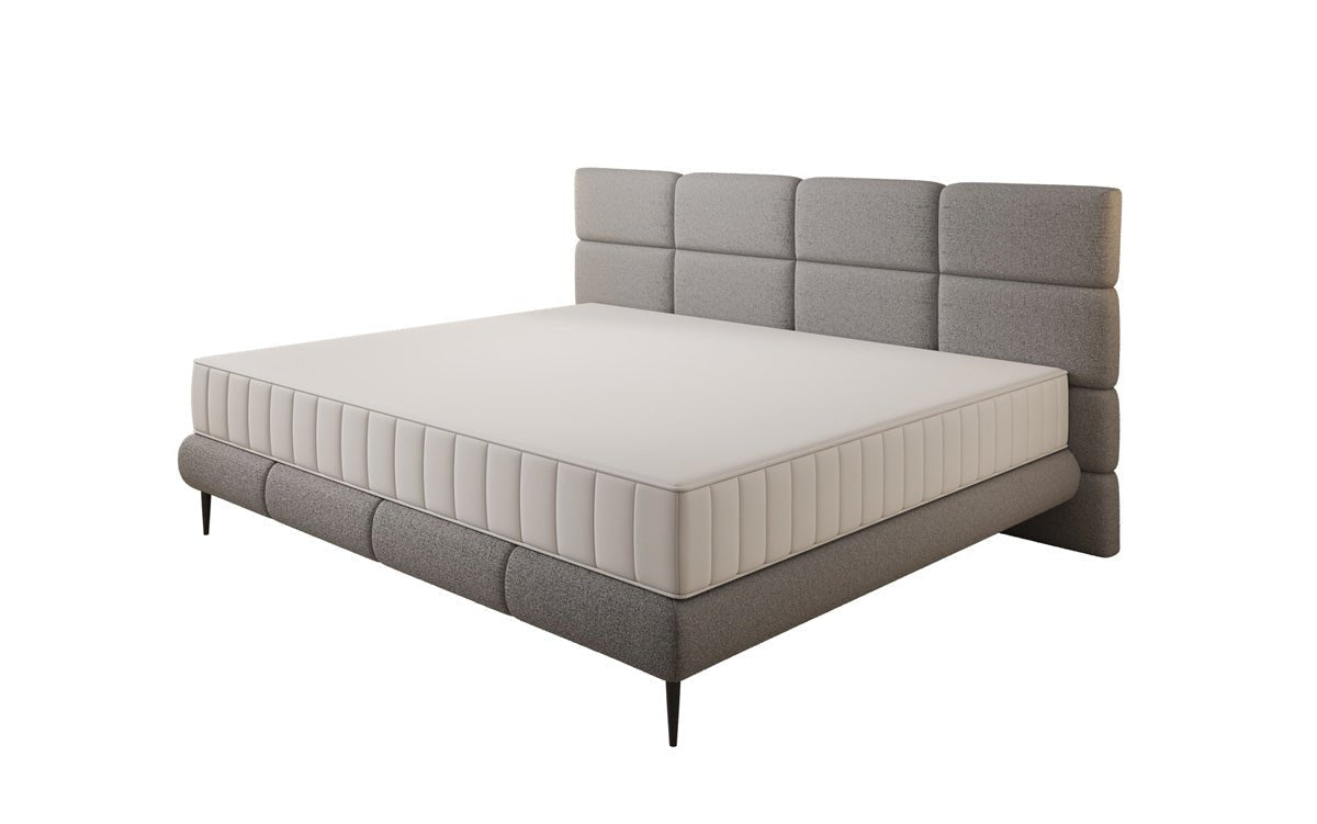 Lit rembourré familial Milano Bouclé en 220/240x200