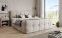 Lit boxspring Cozy en côtelé avec espace de rangement