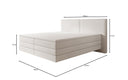 Boxspringbett Ophelia mit Schwebeoptik in Samt