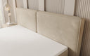 Boxspringbett Ophelia mit Schwebeoptik in Samt