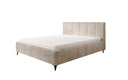 Designer Polsterbett Nelly in Cord mit Stauraum