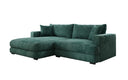 Designer Ecksofa Lima in Cord