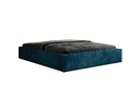 Lit rembourré design Base avec rangement sans tête de lit en Côtelé