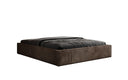 Lit rembourré design Base avec rangement sans tête de lit en Côtelé