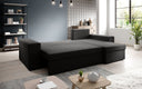 Designer Ecksofa Denver Stoff mit Schlaf- und Klappfunktion