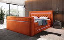 Boxspringbett Pluto mit TV Lift, RGB und Stauraum