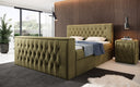 Boxspringbett Vulnero mit TV Lift und Stauraum (2 Schubladen)
