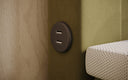 Lit boxspring Minera avec LED, USB et espace de rangement