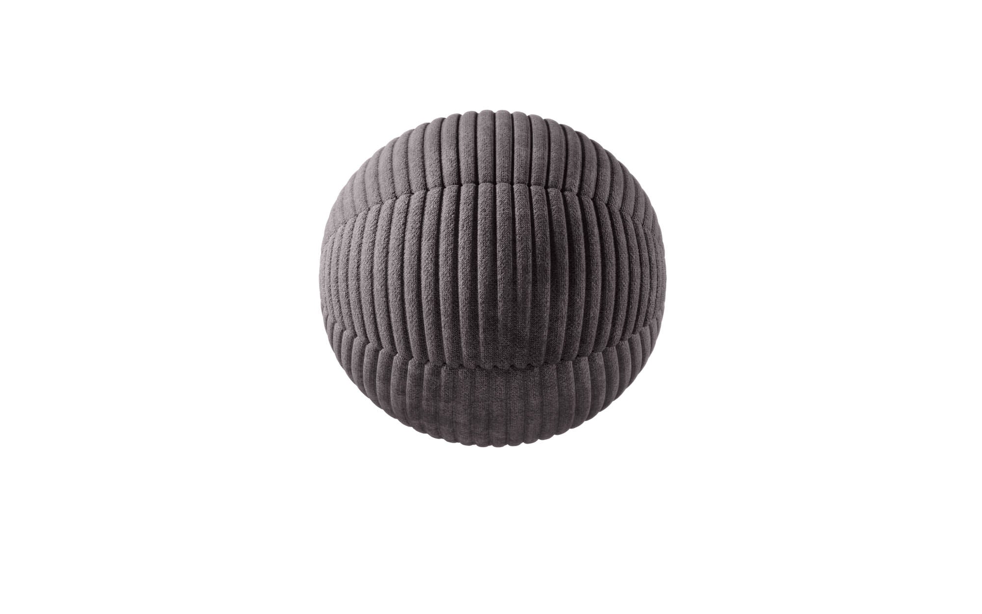 Coussin décoratif rond Globe ⌀28 en Côtelé