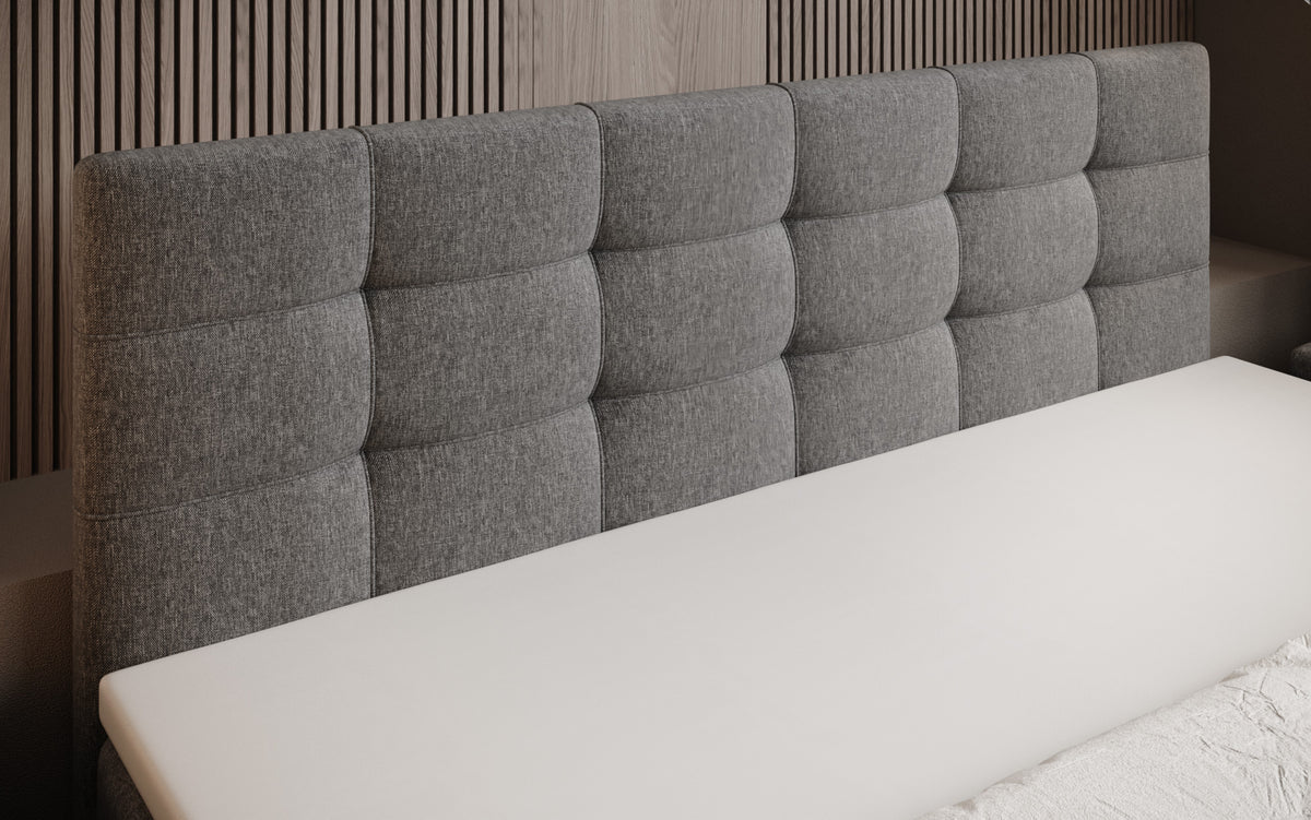 Boxspringbett Luxor Stoff mit Stauraum