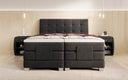 Lit boxspring Amara Velours à réglage électrique
