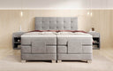 Lit boxspring Amara Velours à réglage électrique
