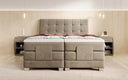 Lit boxspring Amara Velours à réglage électrique