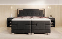 Lit boxspring Noctis Velours à réglage électrique avec LED