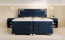 Lit boxspring Noctis Velours à réglage électrique avec LED