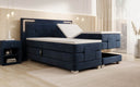 Lit boxspring Noctis Velours à réglage électrique avec LED