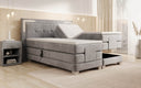 Lit boxspring Noctis Velours à réglage électrique avec LED