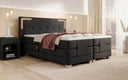 Lit boxspring Noctis Velours à réglage électrique avec LED