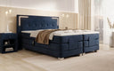 Lit boxspring Noctis Velours à réglage électrique avec LED