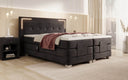Lit boxspring Noctis Velours à réglage électrique avec LED