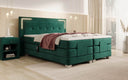 Lit boxspring Noctis Velours à réglage électrique avec LED