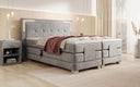 Lit boxspring Noctis Velours à réglage électrique avec LED