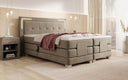 Lit boxspring Noctis Velours à réglage électrique avec LED