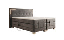 Lit boxspring Noctis Velours à réglage électrique avec LED